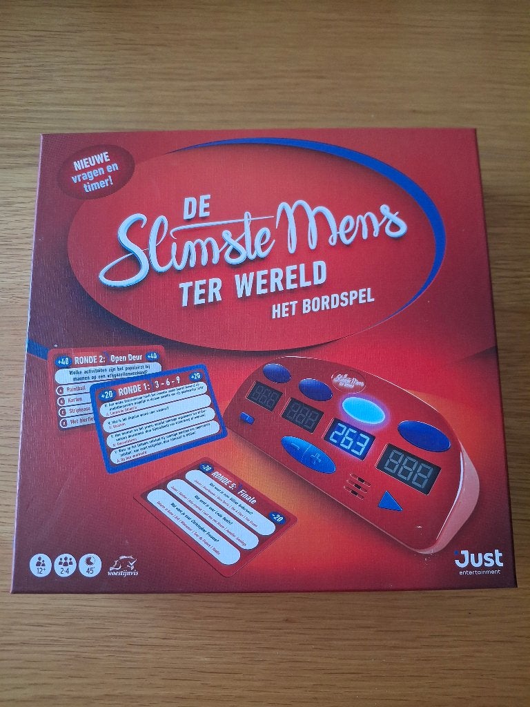 De slimste mens - het bordspel, Hobby en Vrije tijd, Gezelschapsspellen | Bordspellen, Een of twee spelers, Ophalen, Zo goed als nieuw