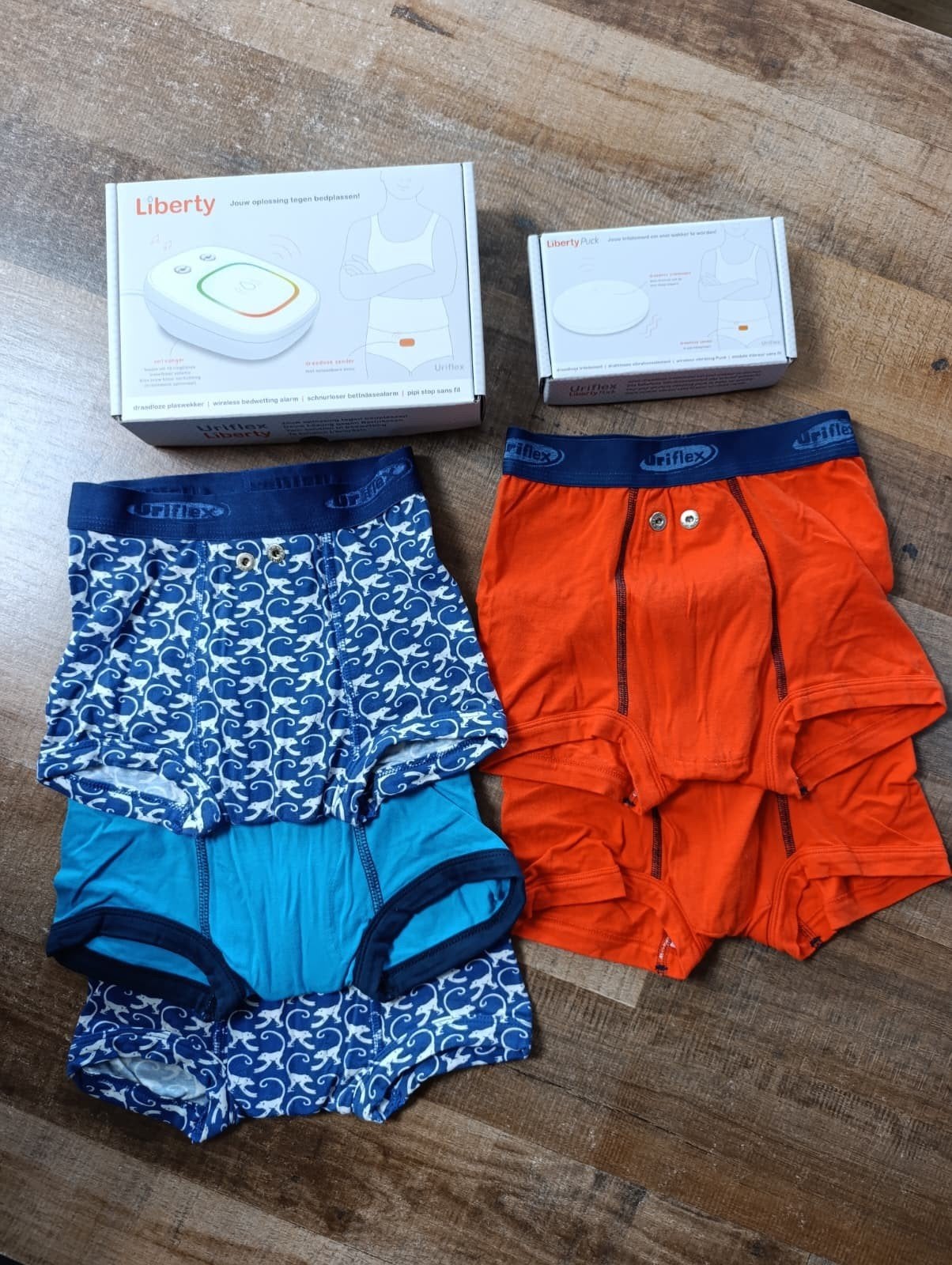 Urifoon Liberty Plaswekker Set met Extra Ondergoed, Ophalen of Verzenden, Zo goed als nieuw
