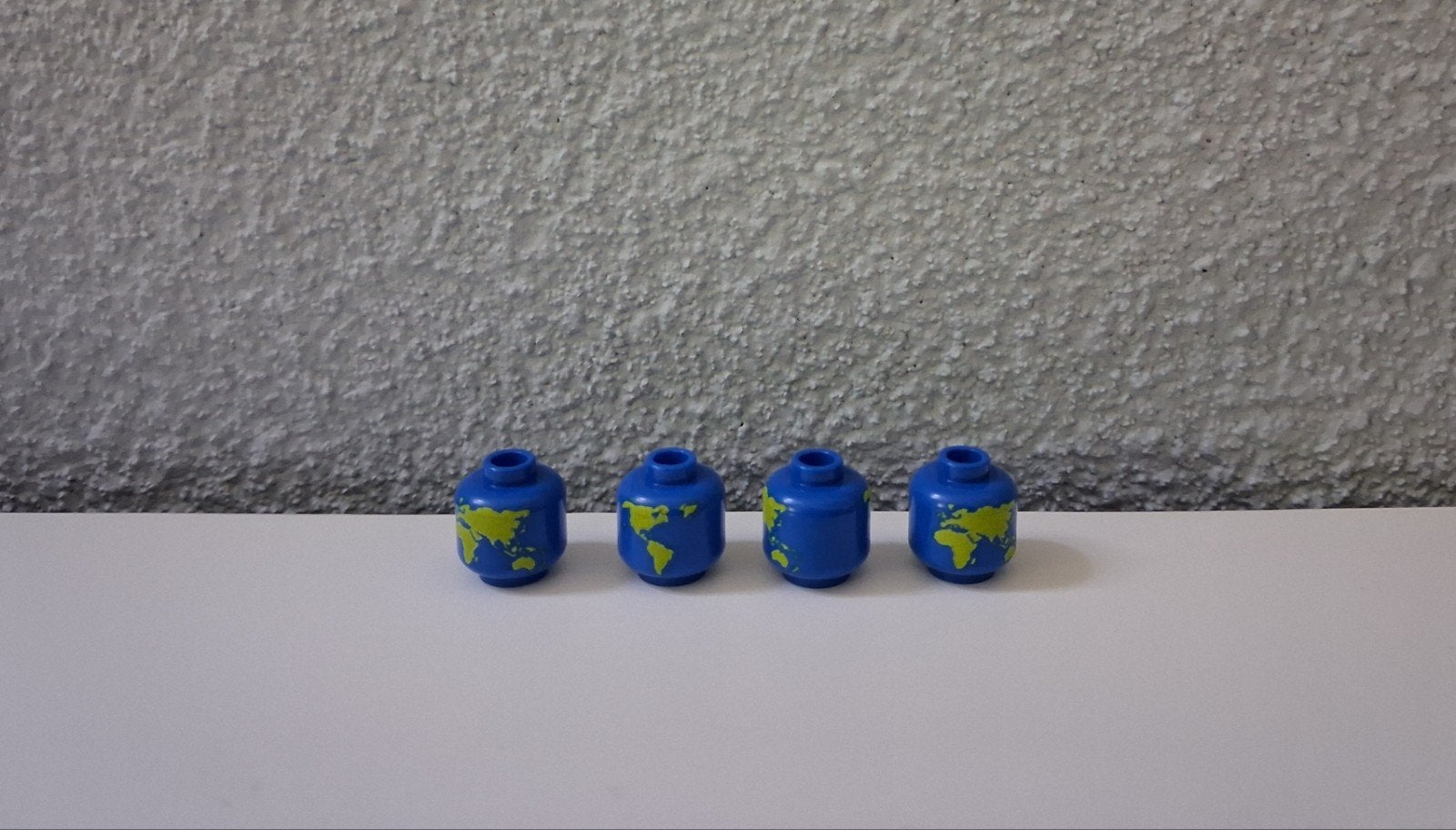 Lego 4x Blauwe Globe, Ophalen of Verzenden, Zo goed als nieuw