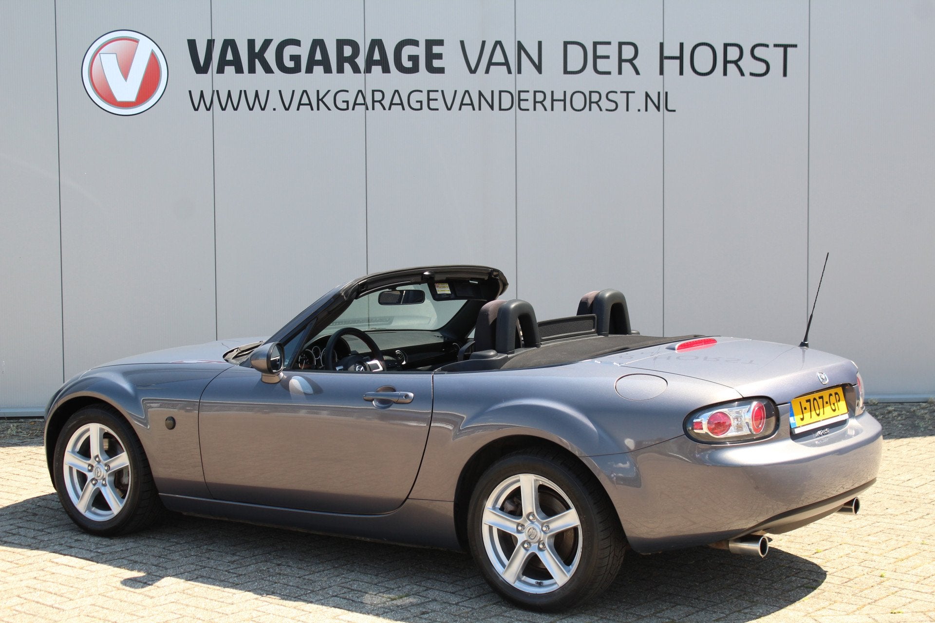 Mazda MX-5 1.8-127pk Exclusive Cabriolet. Een geweldig strak, Auto's, Mazda, Gebruikt, Zwart, 4 cilinders, Cabriolet