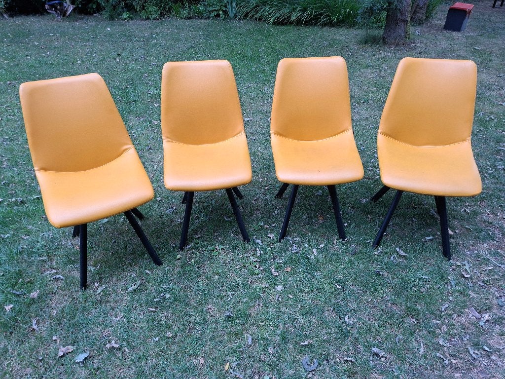 vier mooie eetkamerstoelen, Ophalen, Gebruikt, Overige kleuren, Vier