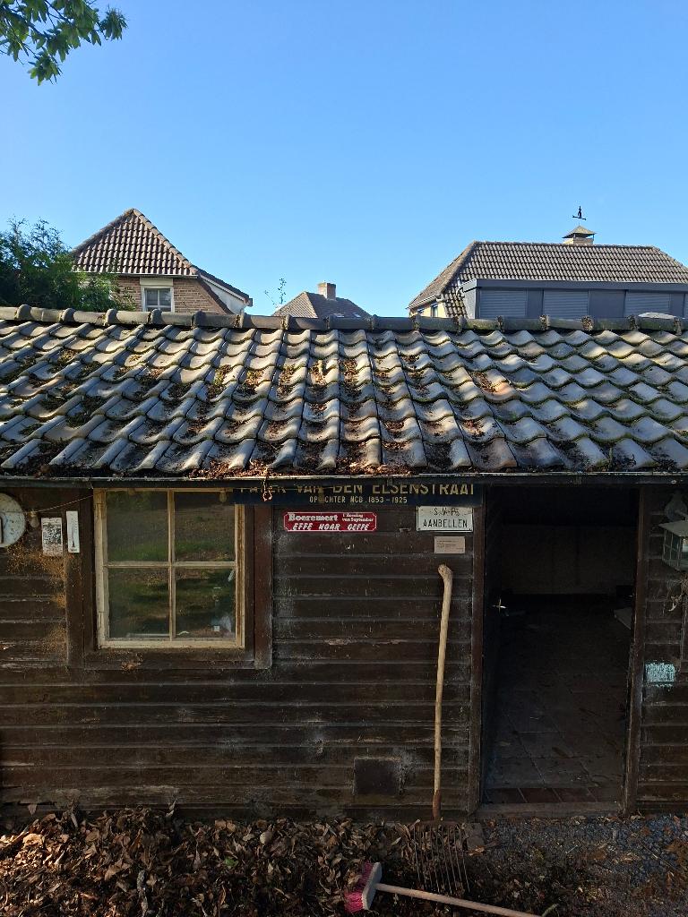 Oud Hollandse gebakken dakpannen, Doe-het-zelf en Verbouw, Dakpannen en Dakbedekking, Ophalen, Gebruikt, Steen of Klei, 15 m² of meer