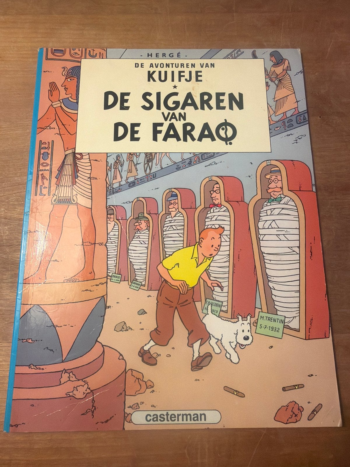 Kuifje - De Sigaren van de Farao (Casterman), Eén stripboek, Ophalen of Verzenden, Gelezen