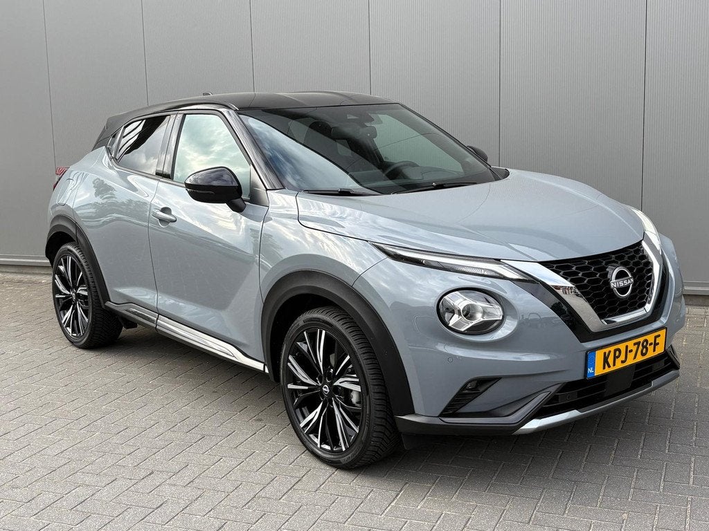 Nissan Juke 1.0 DIG-T 116PK N-Design Navigatie/Camera/Parkee, Auto's, Nissan, 12 maanden, Bedrijf, Adaptive Cruise Control, 3 cilinders