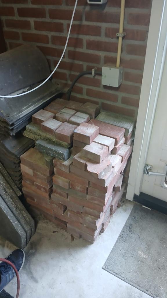 Gebruikte bakstenen voor diverse projecten, Ophalen of Verzenden, Gebruikt, Bakstenen