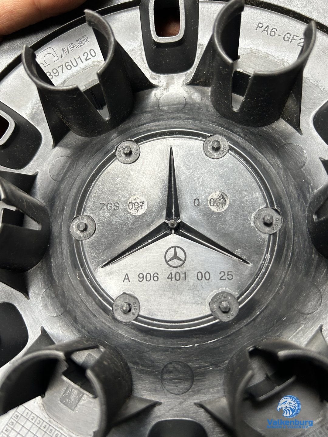 ORIGINELE Mercedes Sprinter naafkap naafdop wieldop zwart, Gebruikt, -, -, Ophalen of Verzenden