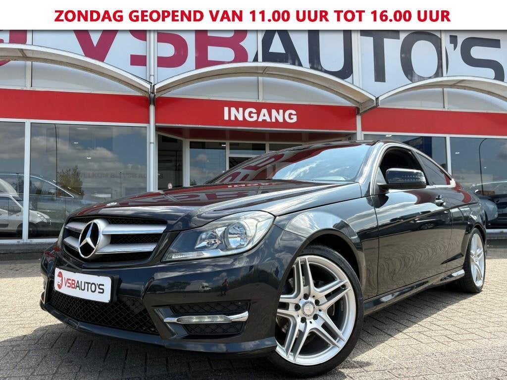 Mercedes-benz C-KLASSE C180 CGI 155PK COUPE AMG-PAKKET LEER, Euro 6, 4 cilinders, 157 pk, 4 stoelen