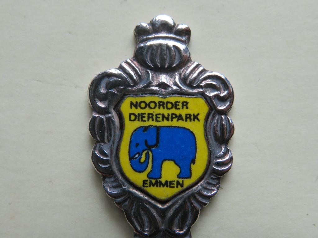Verzilverd lepeltje Noorder Dierenpark Emmen Olifant, Verzenden