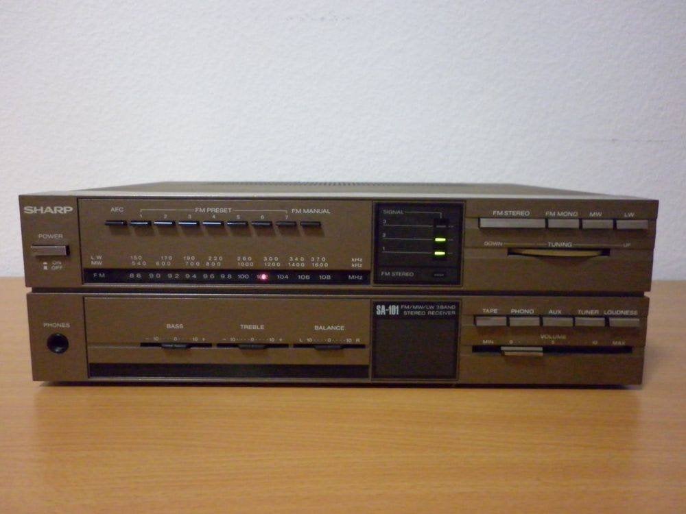 Gezocht: Sharp SA-116 / SA-118 / SA-101 / SA-107 receiver, Ophalen of Verzenden, Gebruikt, Stereo, Overige merken