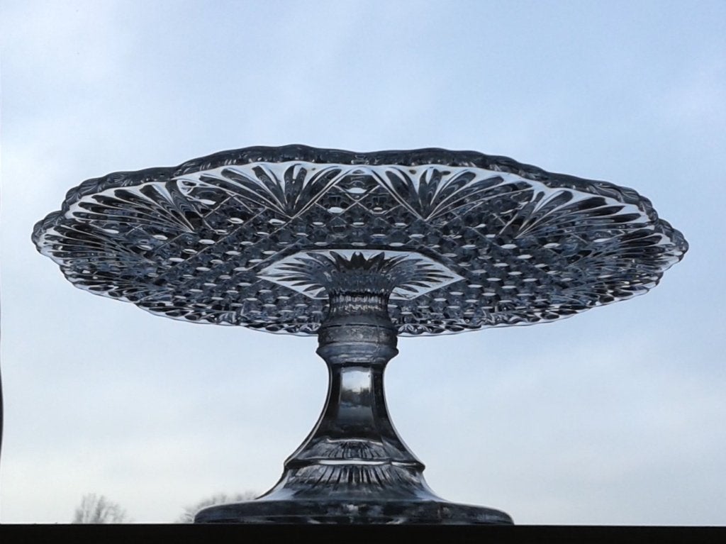 Fraaie Art Deco Taartschaal met Klassiek Patroon, Ophalen of Verzenden