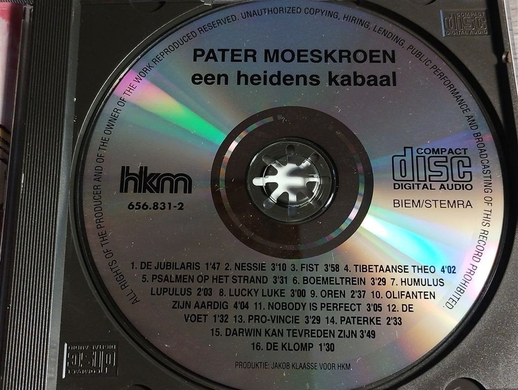 Pater Moeskroen ‎- Een Heidens Kabaal, Ophalen of Verzenden, Zo goed als nieuw, Levenslied of Smartlap