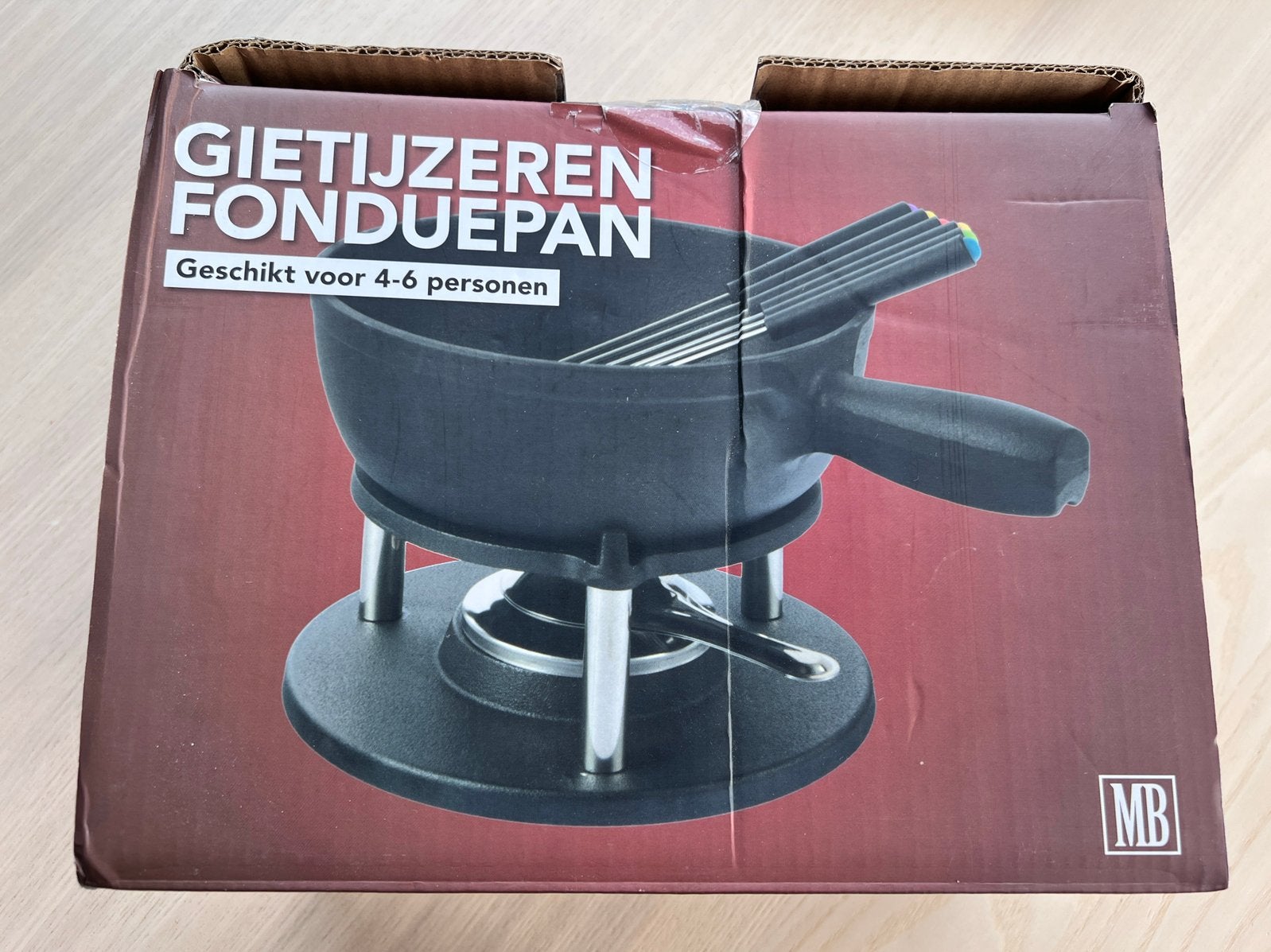 Fonduepan, Huis en Inrichting, Keuken | Potten en Pannen, Ophalen, Zo goed als nieuw