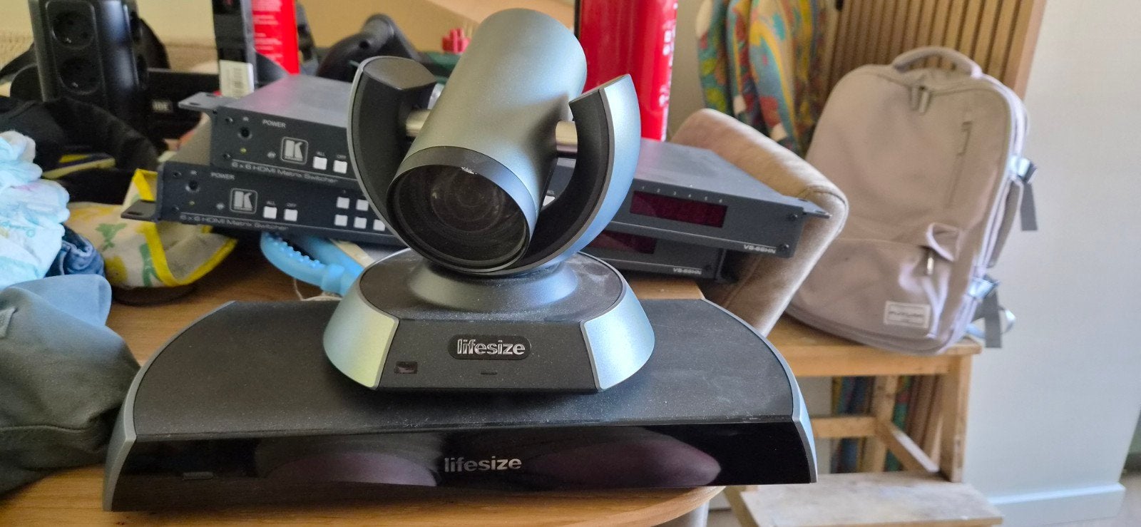 LifeSize Videoconferentie Set: Camera, Microfoons, Speakers, Ophalen of Verzenden, Audio
