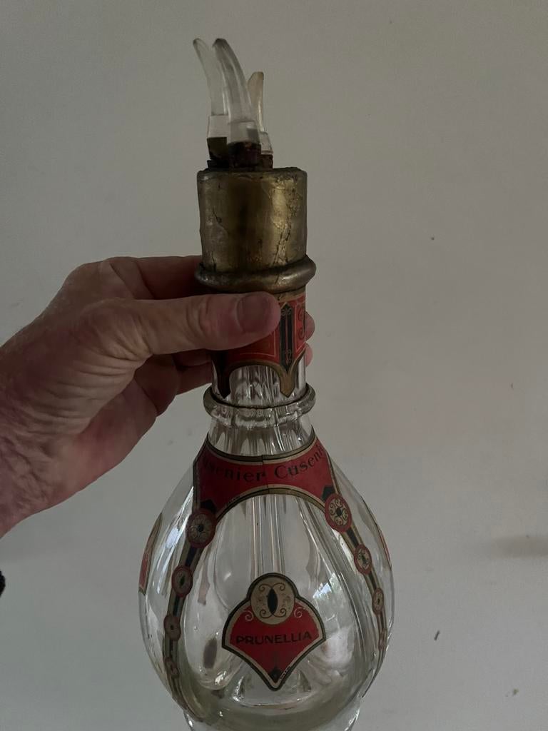 Vier flessenfles. Deze fles bevat 4 aparte flessen, Ophalen of Verzenden