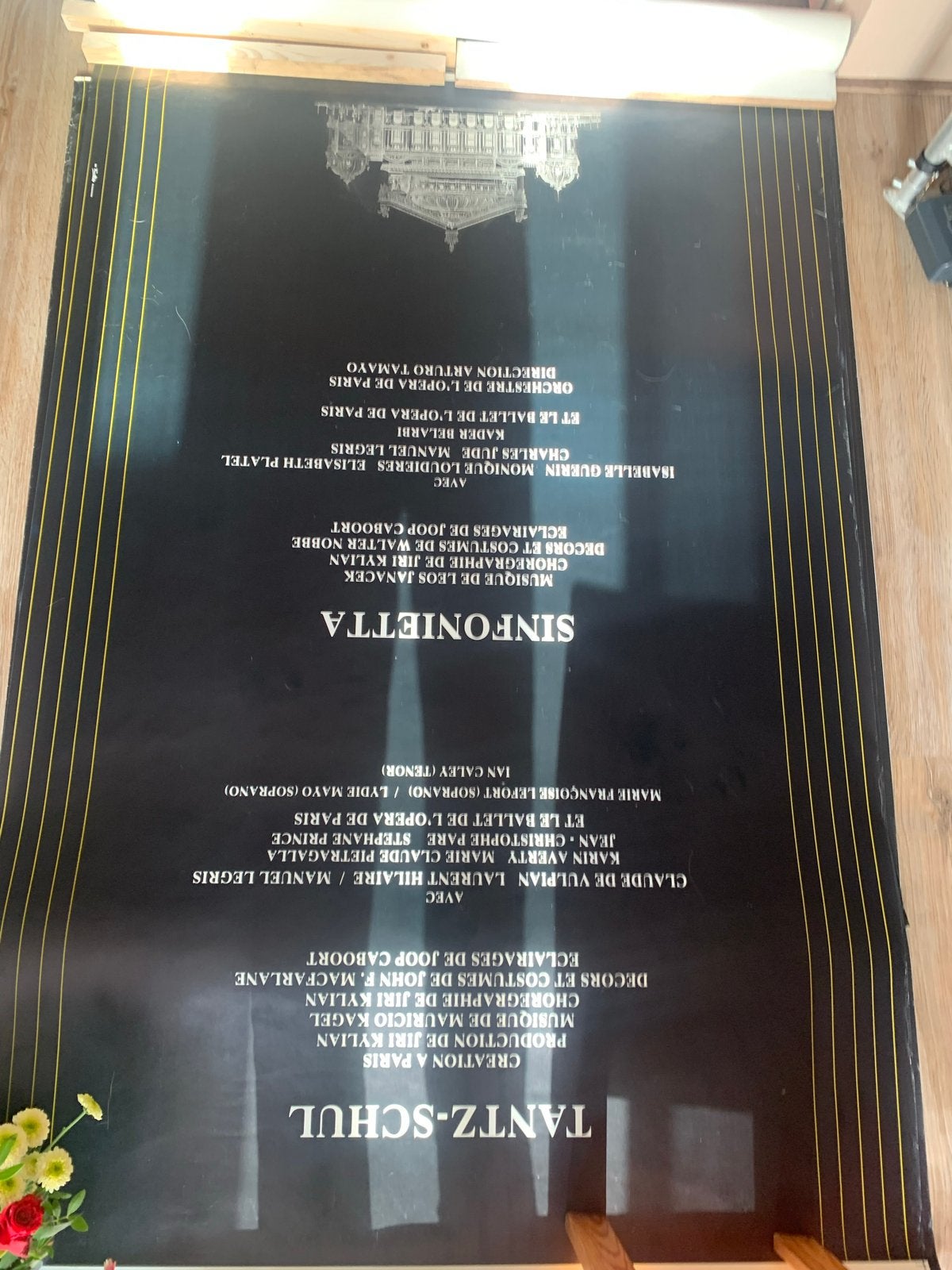 Vintage Poster: Tanz-Schul & Sinfonietta Opera Parijs, Ophalen, Deurposter of groter, Overige onderwerpen, Rechthoekig Staand