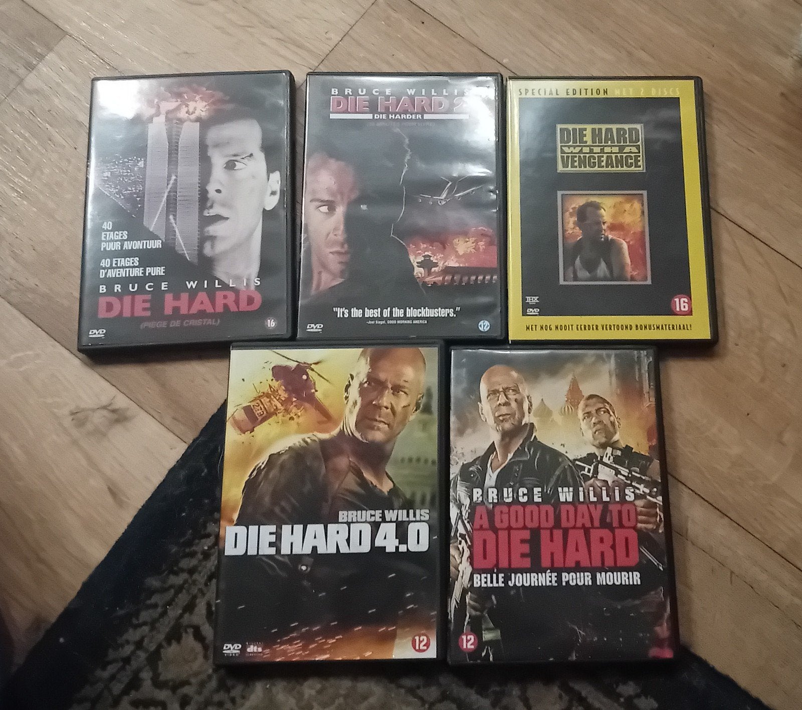 Die Hard Collectie DVD - 5 films met Bruce Willis, Nederlands, Vanaf 16 jaar, Actie, Inclusief doosje