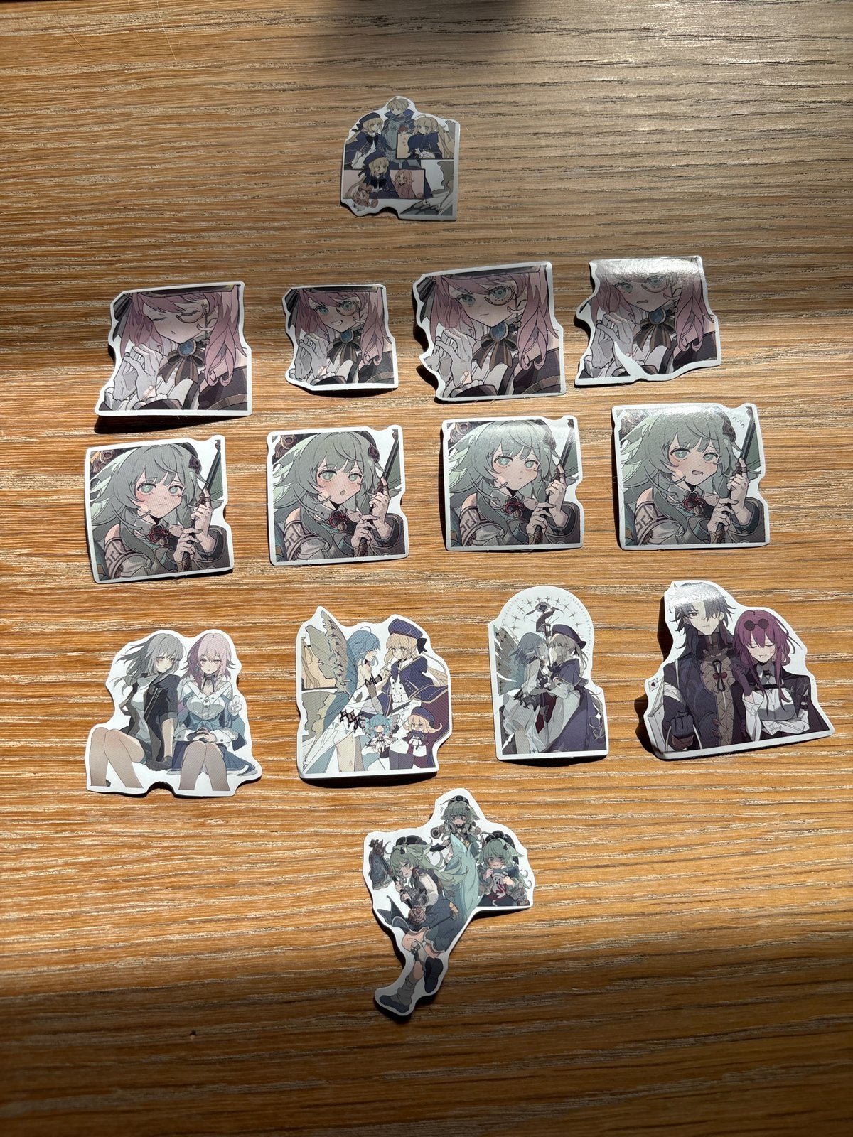 honkai star rail Sticker Set, Ophalen of Verzenden, Zo goed als nieuw, Strip of Tekenfilm