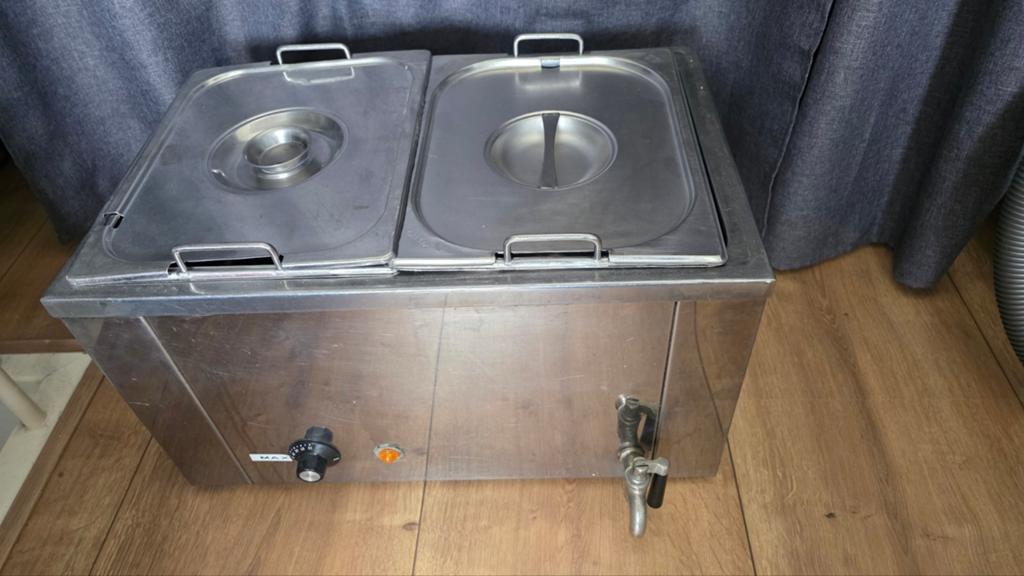 RVS Bain Marie | Keukenapparatuur, Ophalen of Verzenden, Gebruikt