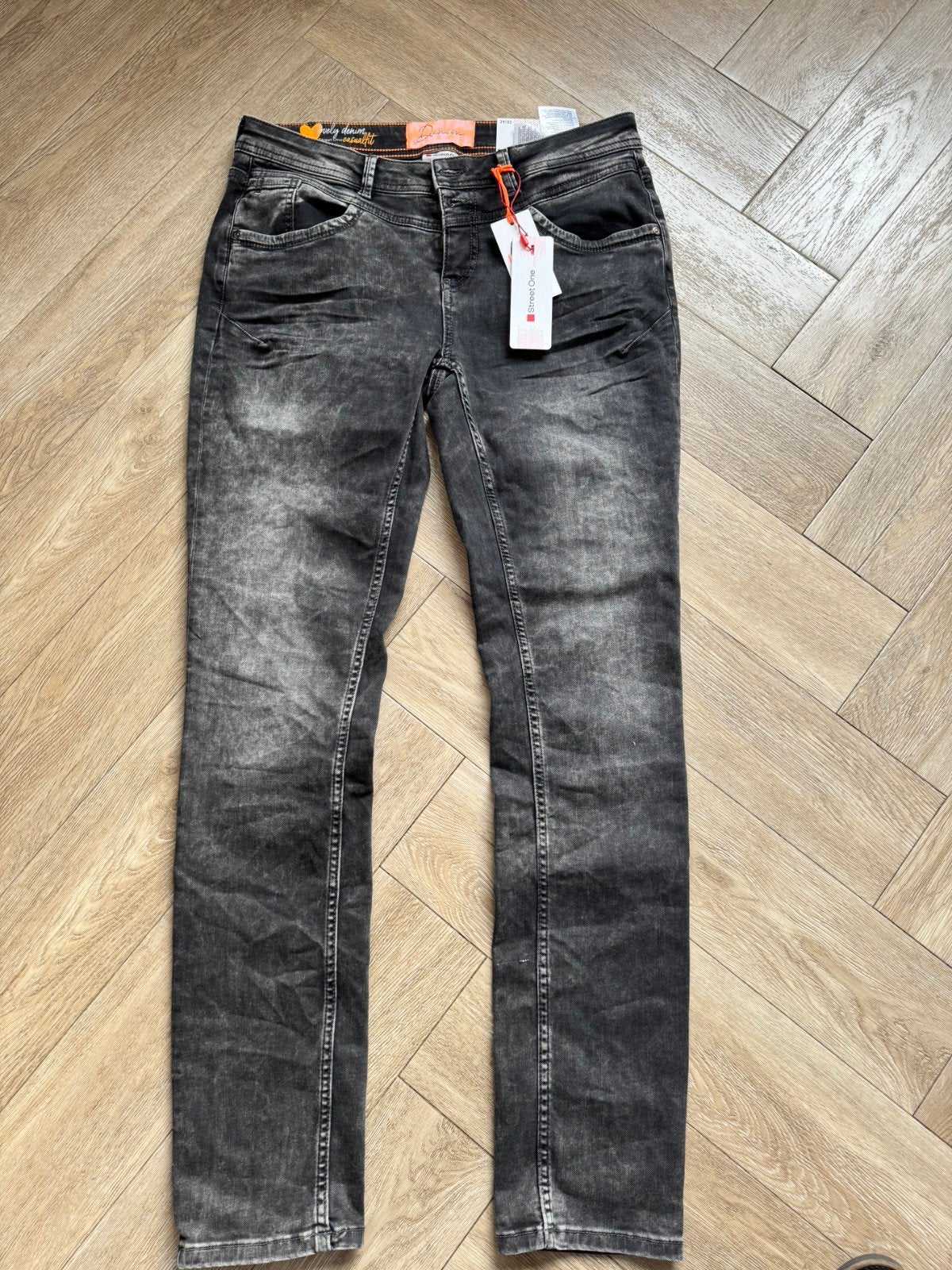 spijkerbroek, Kleding | Dames, Broeken en Pantalons, Overige kleuren, Street One, Nieuw, Ophalen of Verzenden
