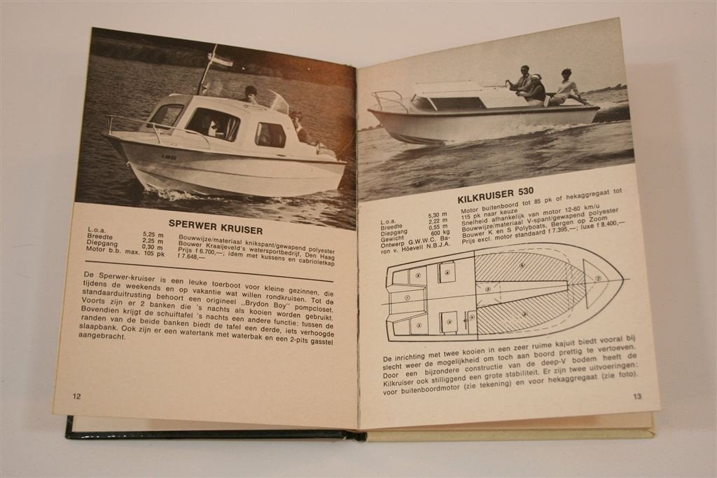 Motorkruisers tot 7 meter [1970] — Watersport, Ophalen of Verzenden, Gelezen, Tractor en Landbouw