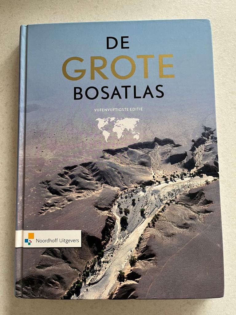 De Grote Bosatlas | Vijfenvijftigste editie, Boeken, Bosatlas, 2000 tot heden, Ophalen of Verzenden, Zo goed als nieuw