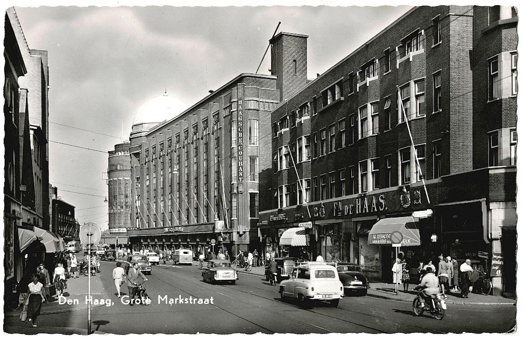 Den Haag 078; Grote Marktstraat, ongelopen, richtprijs 2,50, Verzenden, 1940 tot 1960, Ongelopen, Zuid-Holland