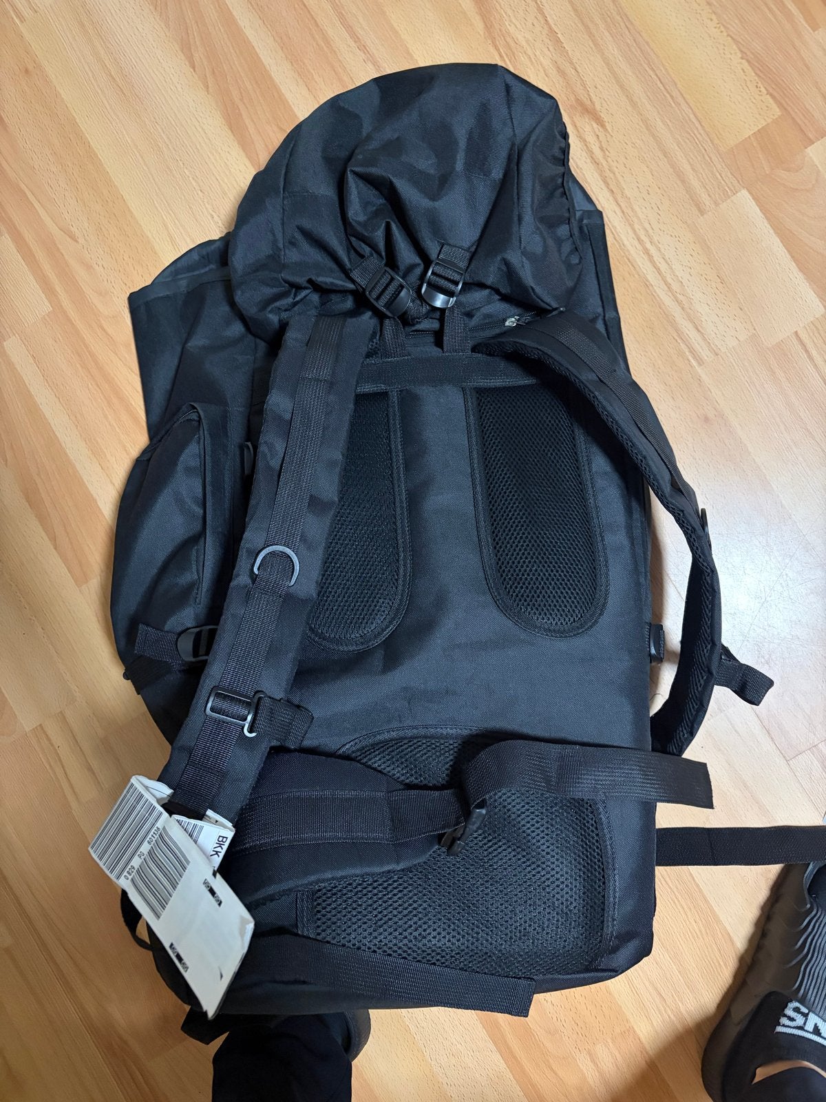 Grote Gebruikte Backpack Rugzak - 100 Liter Inhoud, Overige merken, Gebruikt, Ophalen of Verzenden, Trekking