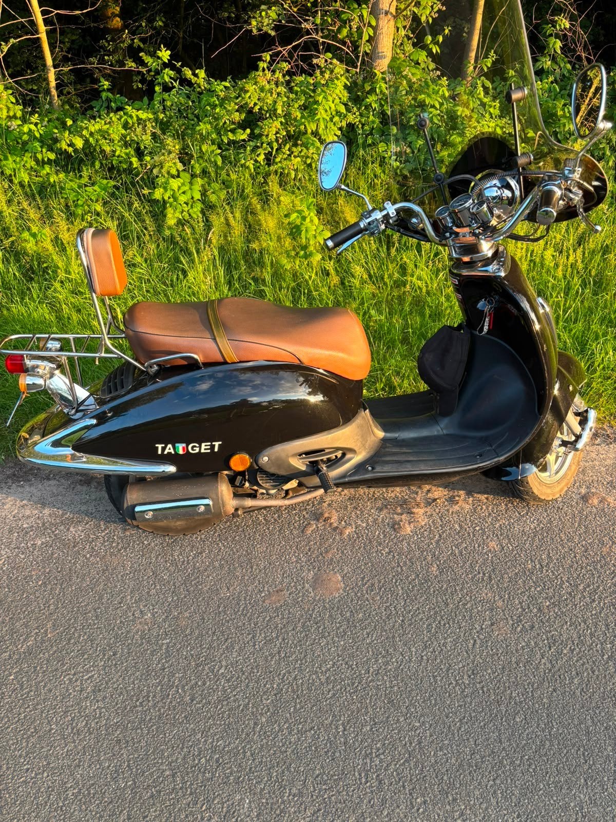 te koop scooter  taiget retro scooter, Ophalen, Benzine