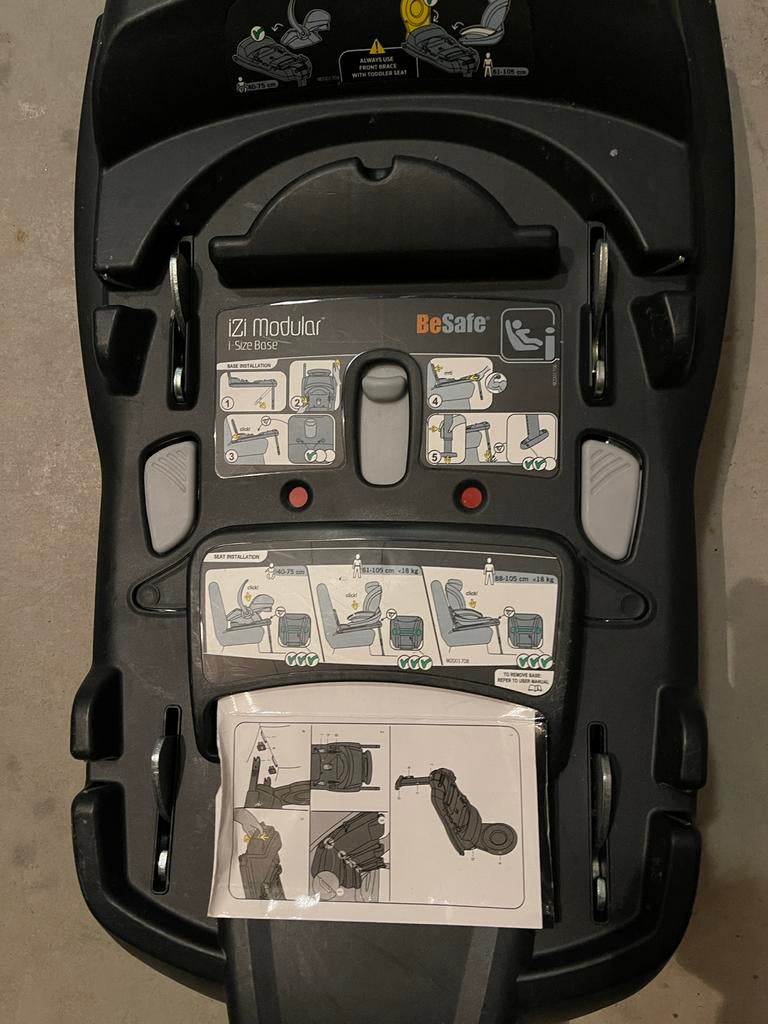 BeSafe Stokke iZi go modular isofix, 0 t/m 18 kg, Zo goed als nieuw, Isofix, Ophalen