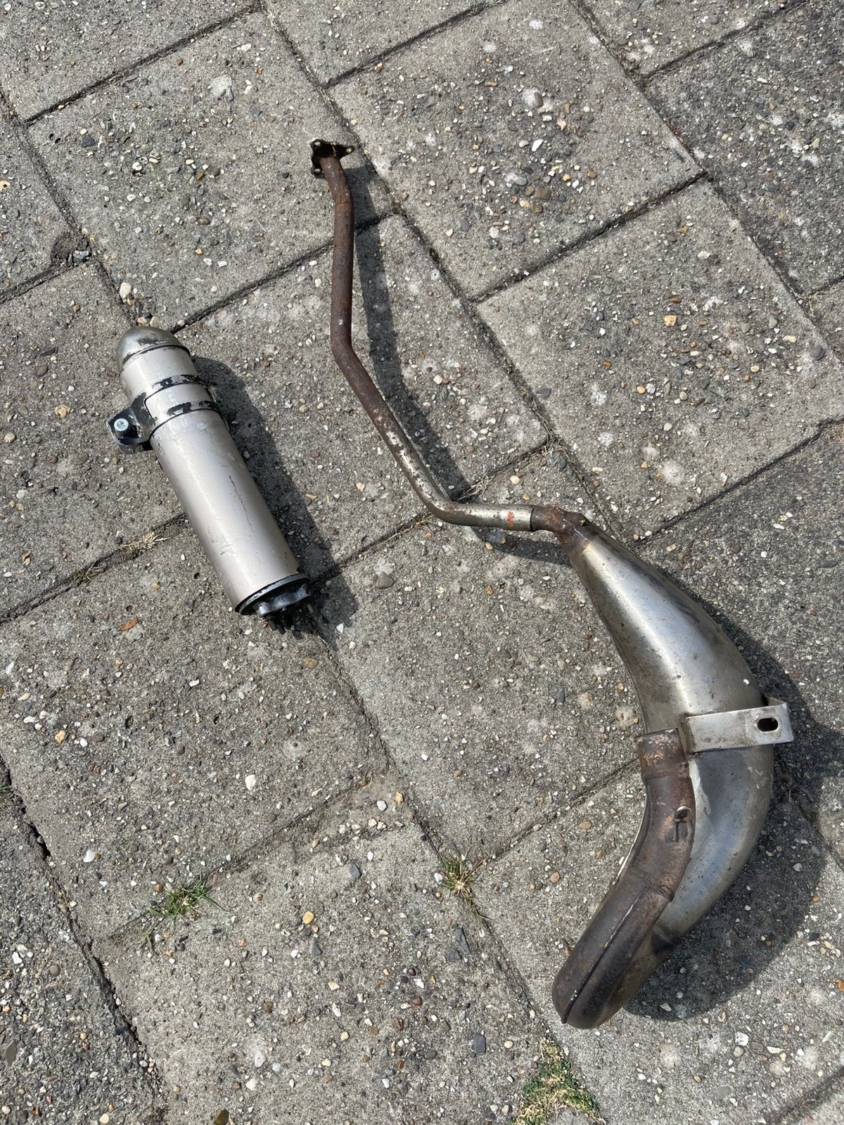 Uitlaat technigas enox derbi senda xtreme / DRD bovenlangs, Ophalen of Verzenden, Zo goed als nieuw, Uitlaat