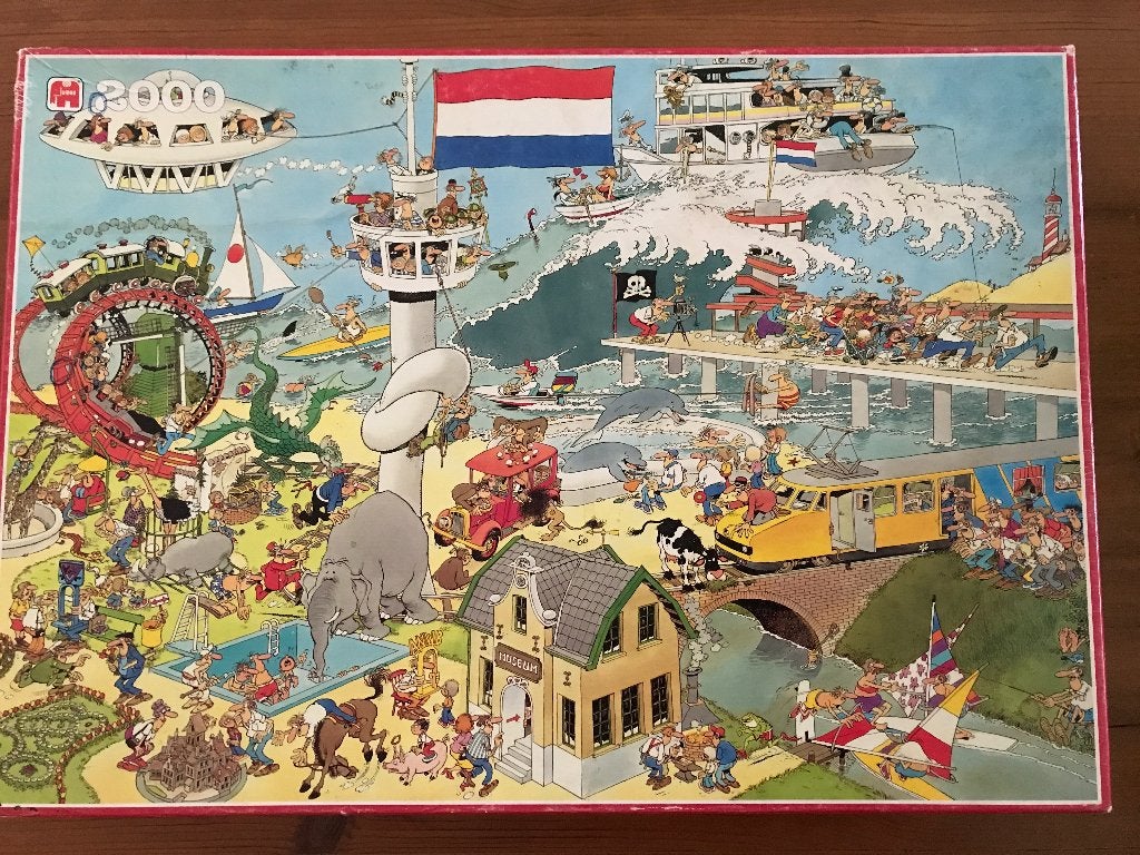 Jan van Haasteren De Nederlandse Kust 2000 stukjes, Hobby en Vrije tijd, Ophalen of Verzenden, Meer dan 1500 stukjes, Gebruikt
