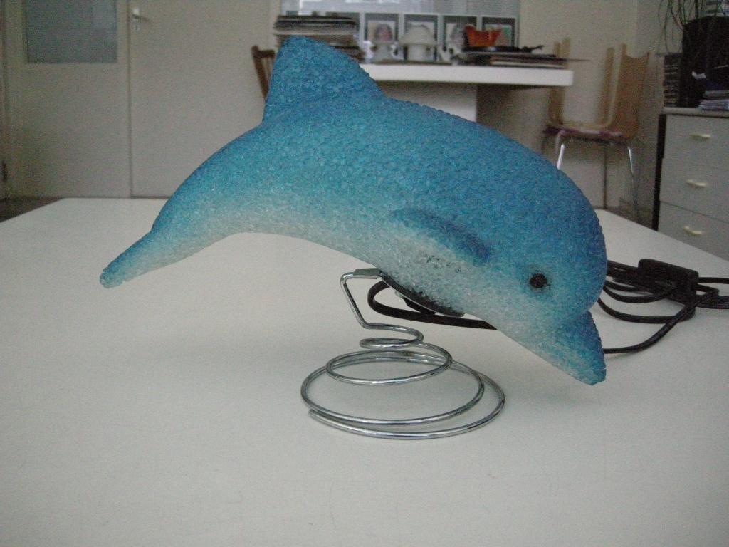 Lamp dolfijn - nieuw, Ophalen, Nieuw, Kunststof, Minder dan 50 cm