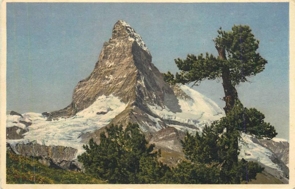 381-437-027 Riffelalp ob Zermatt Matterhorn, Verzenden, Voor 1920, Overig Europa