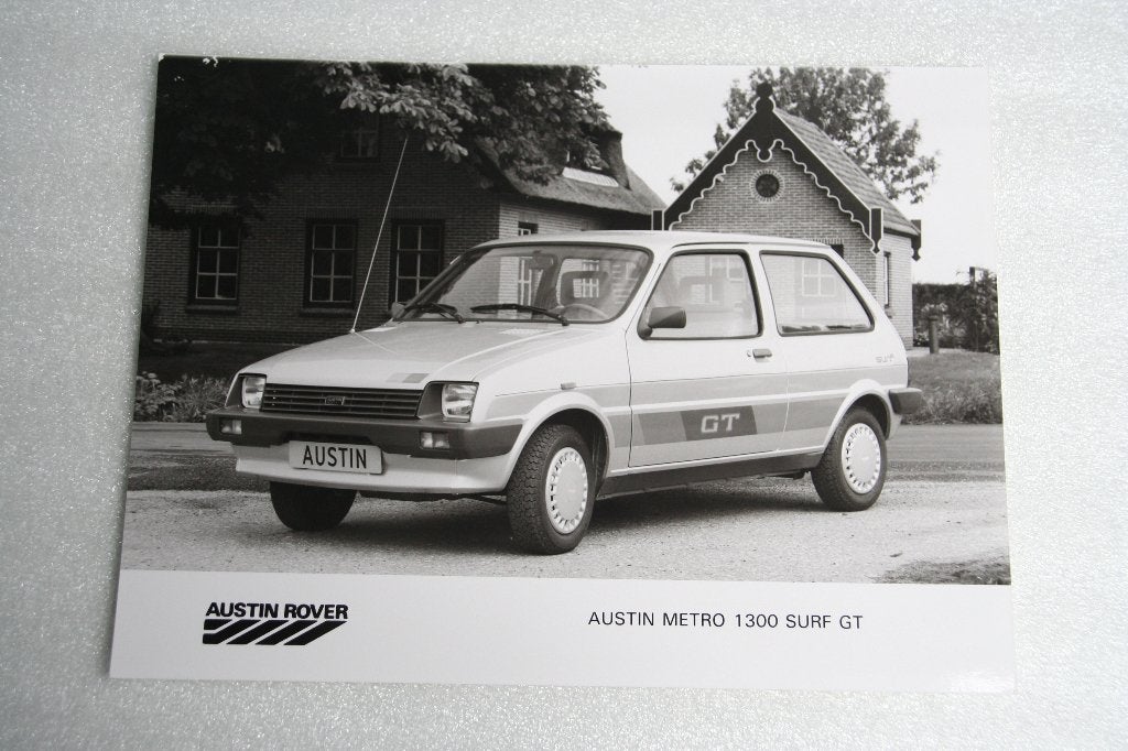 Persfoto Austin - Rover Metro 1300 Surf GT (1985) (1), Ophalen of Verzenden, Nieuw, Overige merken