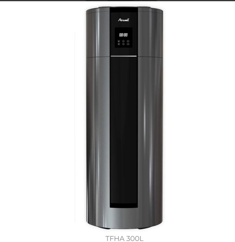 Airwell rvs warmtepomp boiler 300 L nieuw  overcompleet, 100 liter of meer, Nieuw, Minder dan 3 jaar oud, Boiler