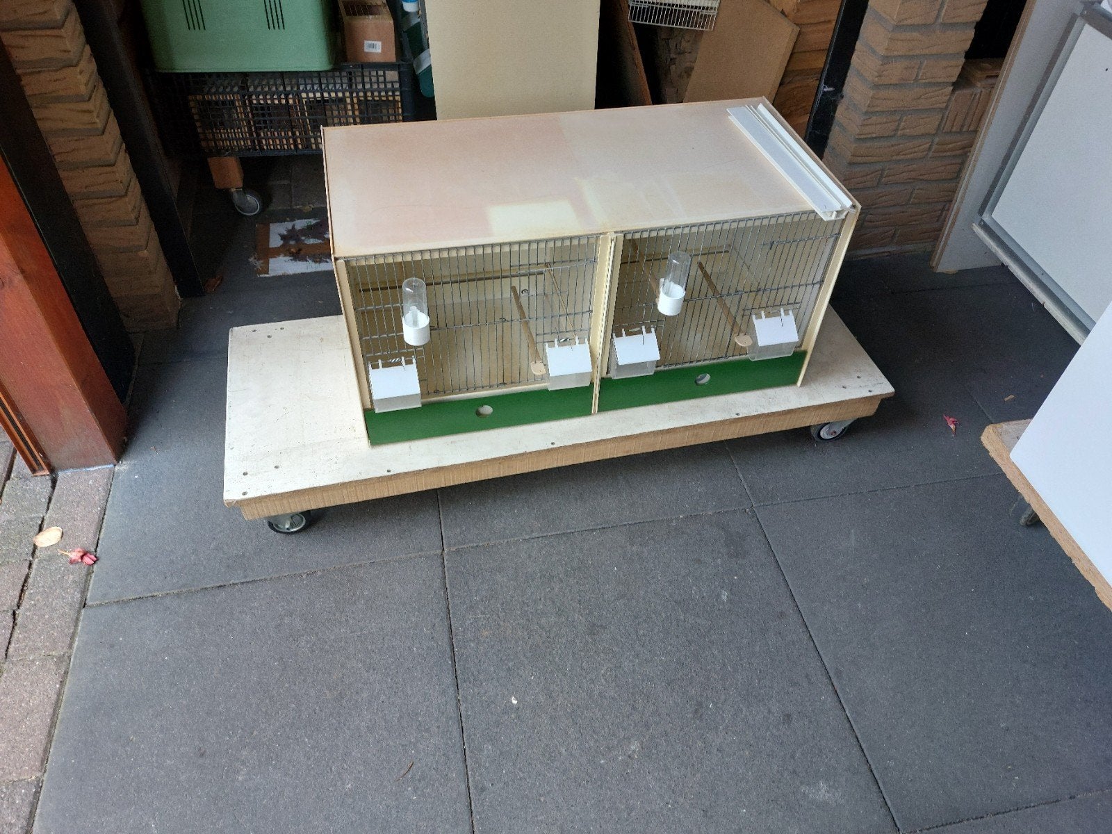 Heesakker kunstof broedkooi 82 ( 2 x 40 ), Dieren en Toebehoren, Ophalen of Verzenden, Gebruikt, Kunststof, Broedkooi of Kweekkooi