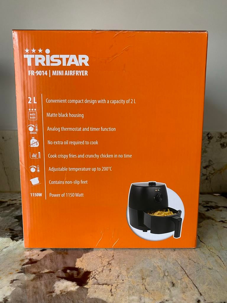 Tristar FR-9014 Mini Airfryer, Witgoed en Apparatuur, Frituurpannen, Nieuw, 1 tot 2 liter, Ophalen of Verzenden