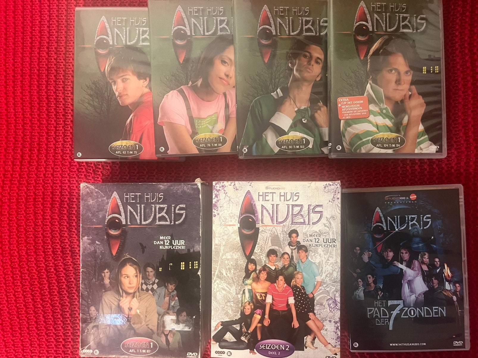 Het Huis Anubis DVD Boxen - Seizoenen & Film, Gebruikt, Seizoen 1, Alle leeftijden, Actie en Avontuur