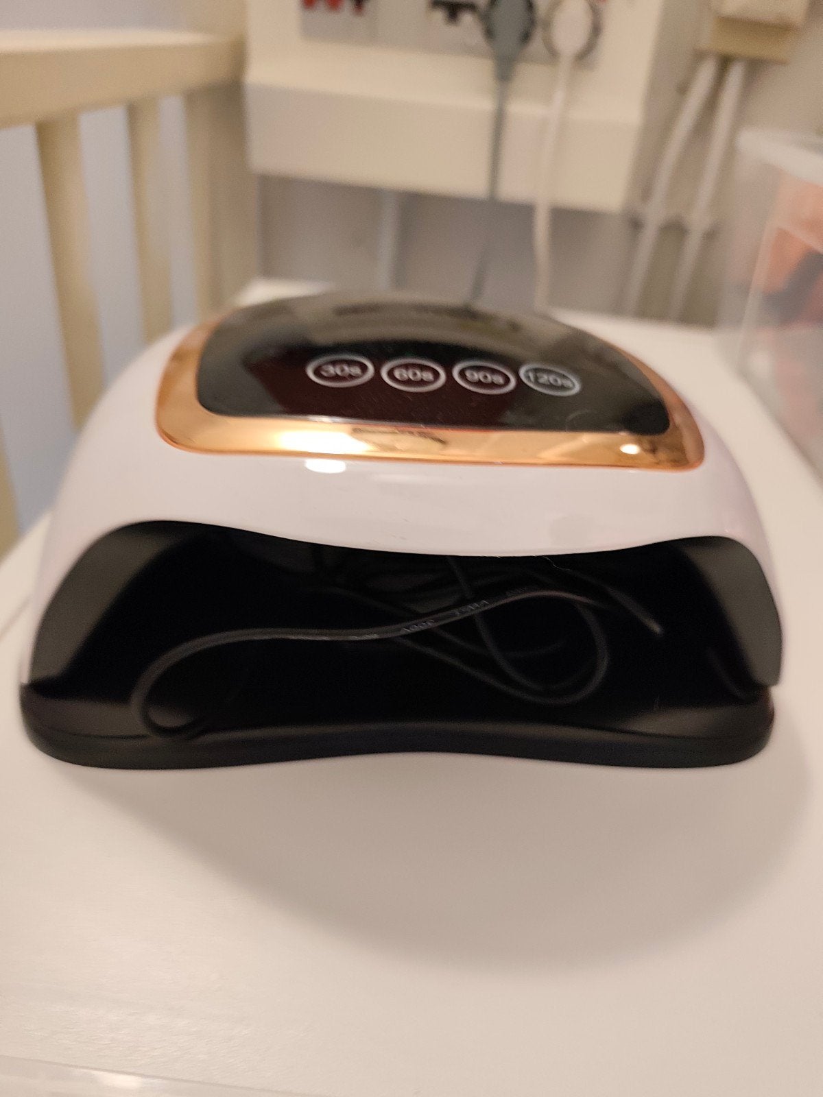 UV/LED Nagellamp voor Gel Nagels - Wit/Goud, Ophalen