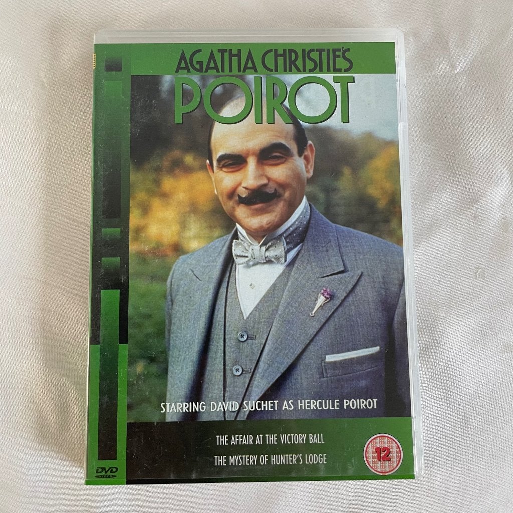 Agatha Christie’s Poirot DVD – 2 afleveringen, Misdaad, Alle leeftijden, Ophalen of Verzenden, Gebruikt