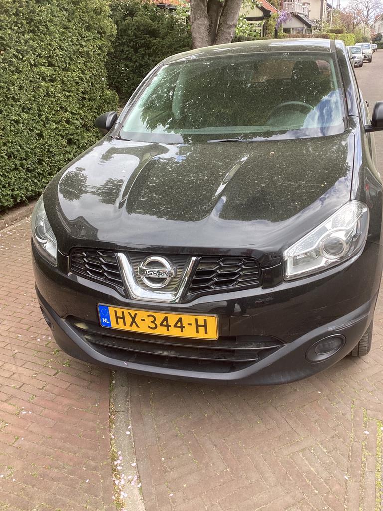 Nissan Qashqai 1.6 2WD 2012 Zwart van €8950 nu voor €5950, Auto's, Voorwielaandrijving, 4 cilinders, 1210 kg, 1200 kg