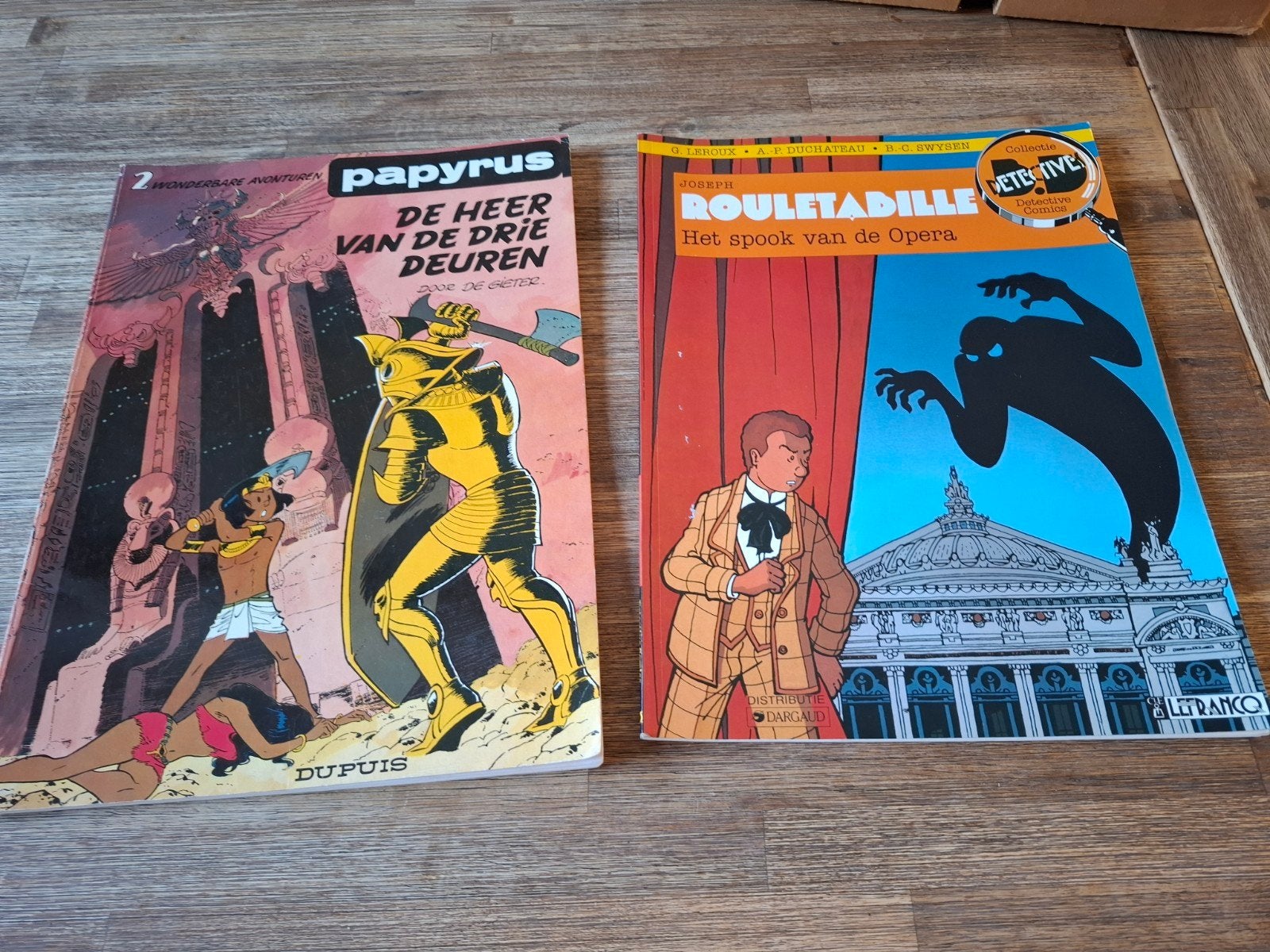Papyrus en Rouletabille stripboeken - Zo goed als nieuw, Boeken, Meerdere stripboeken, Ophalen of Verzenden, Zo goed als nieuw