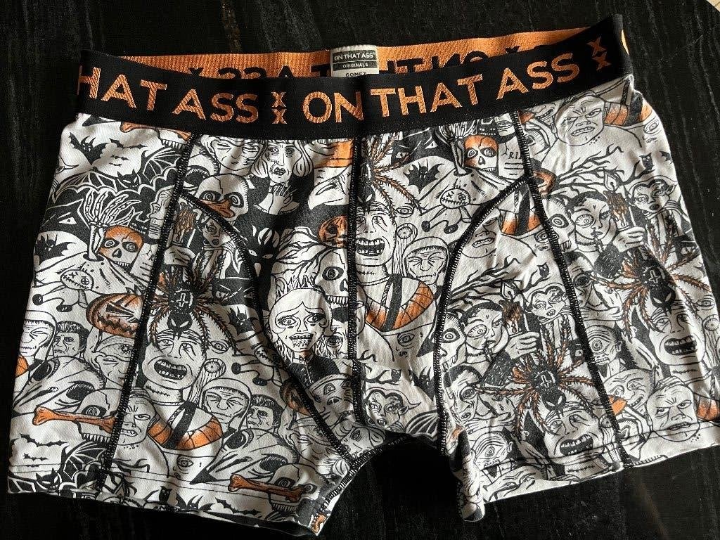 Boxer helloween ondergoed, Ophalen, Zwart, On That Ass, Boxer