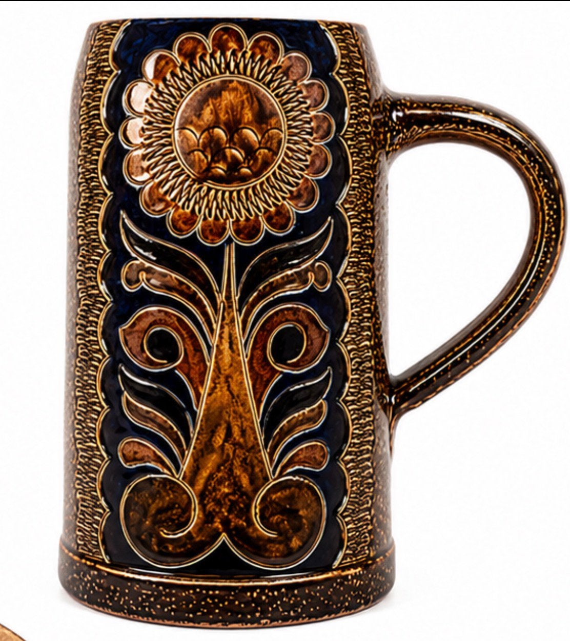 Vintage keramieken bierpullen – retro jaren 60/70, Ophalen of Verzenden