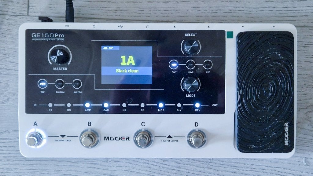Mooer GE150 PRO - Amp Modeling & Multi Effects, Ophalen of Verzenden, Zo goed als nieuw, Multi-effect