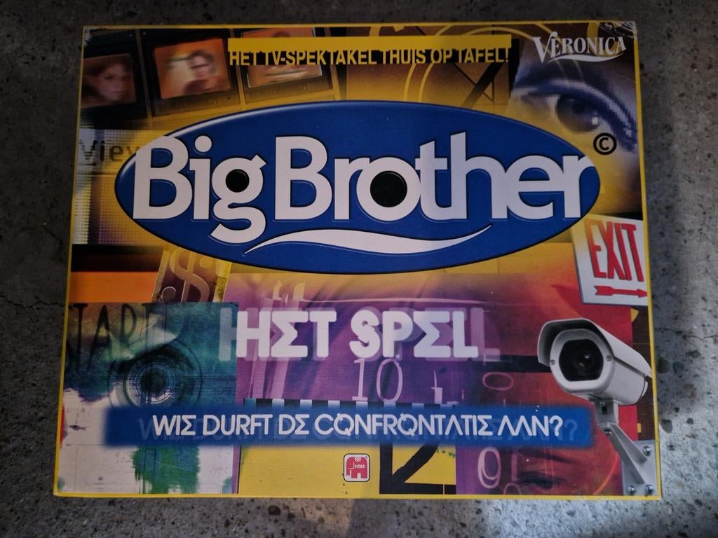 Big Brother Het Spel - Het TV-spektakel thuis op tafel!, Vijf spelers of meer, Ophalen of Verzenden, Gebruikt, Veronica