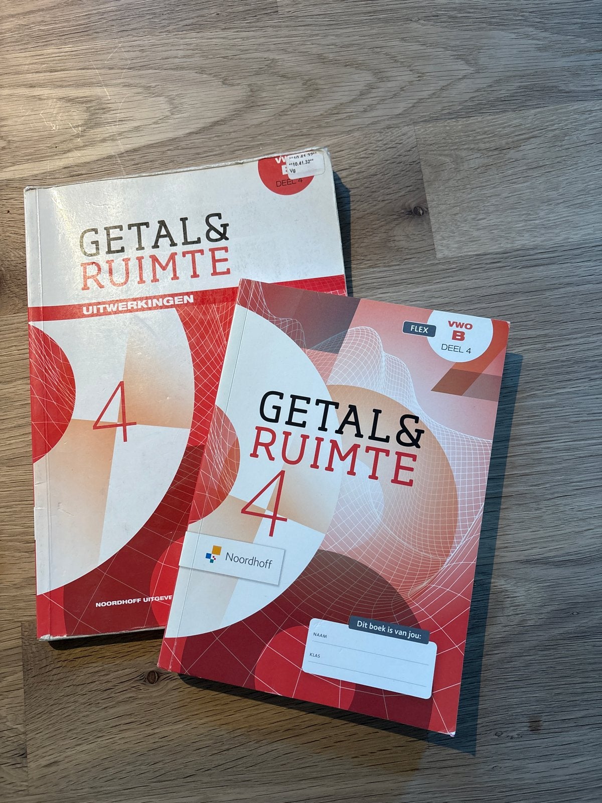 Getal & Ruimte VWO B deel 4 + uitwerkingen, Boeken, Ophalen of Verzenden, Gelezen, VWO, Wiskunde B
