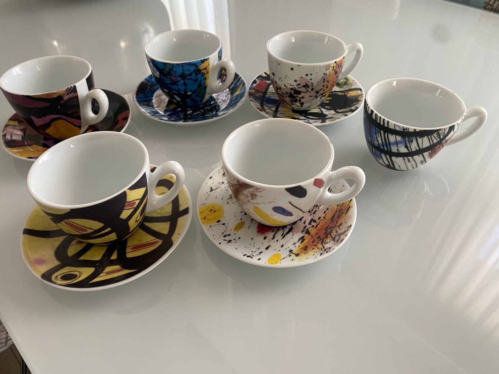 Servies, Ophalen, Porselein, Overige stijlen, Kop(pen) en/of Schotel(s)