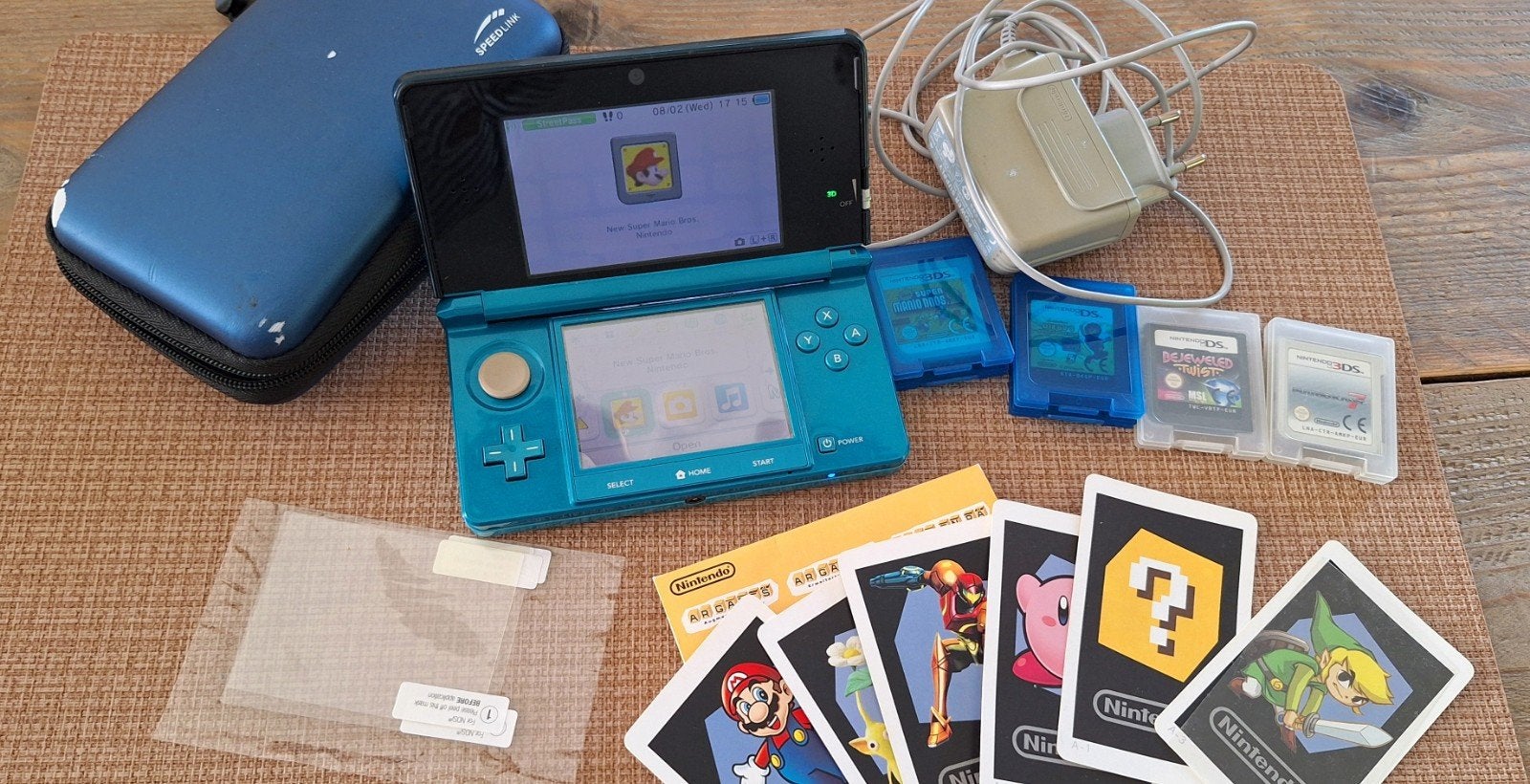 Nintendo 3DS, Met games, Blauw, Ophalen of Verzenden, 3DS