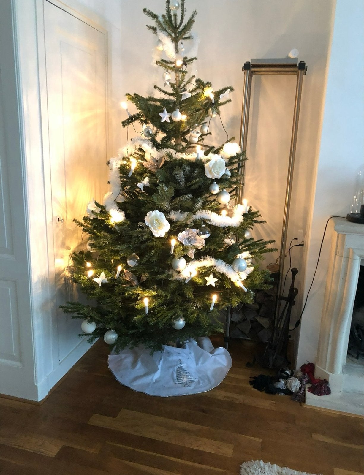 Kerstboom 1,85 hoog kunst gratis, Diversen, Ophalen, Gebruikt